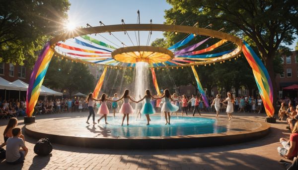Animations estivales dynamiques sur place