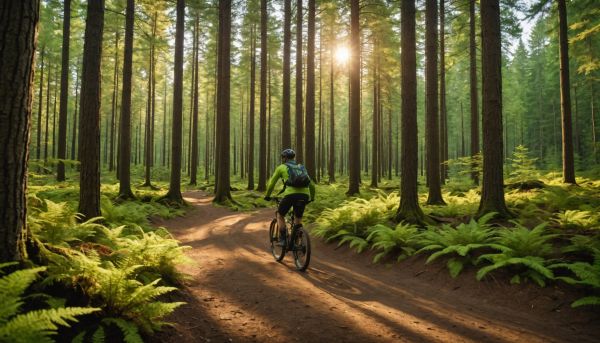 Balade velo foret verte decouverte