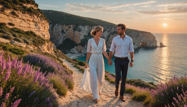 Evasion romantique couple amoureux inoubliable