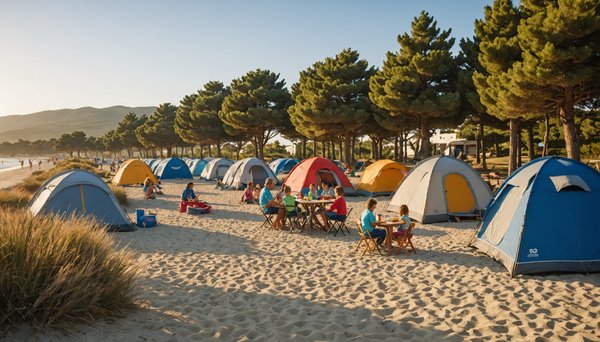 Les plaisirs des vacances en camping en bord de mer à argelès
